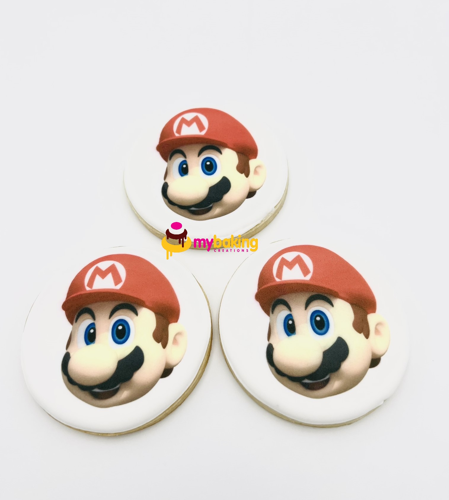 Custom printed Super Mario Nintendo cookies Bay Area
